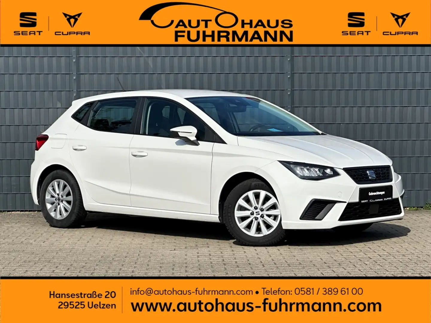 SEAT Ibiza Style 1.0 MPI ALLWETTER/PDC/SHZ/LED/CLIMATR Blanc - 1