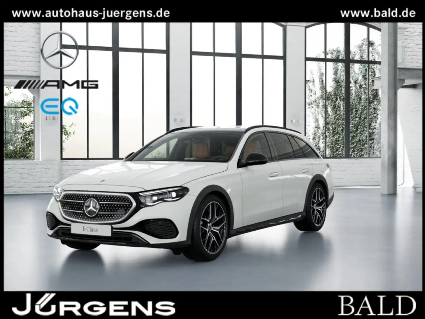 Mercedes-Benz E 300 de 4M T All-Terrain Super/Pano/AHK/Night Weiß - 1
