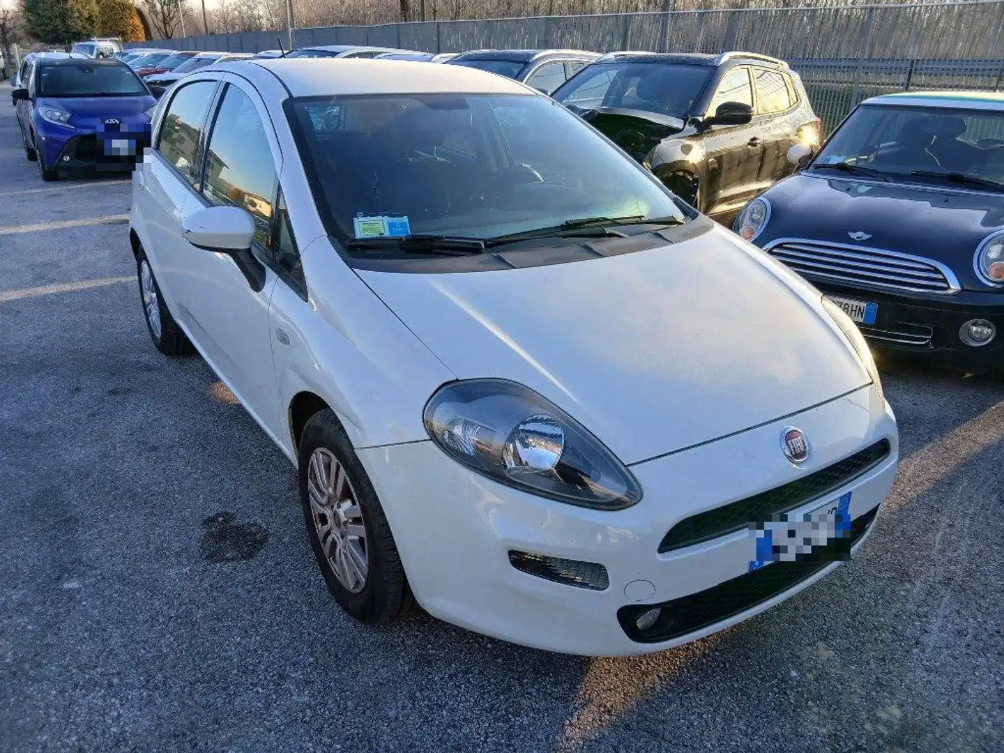 Fiat Punto 1.3 MJT II 75 CV 5 porte Weiß - 1