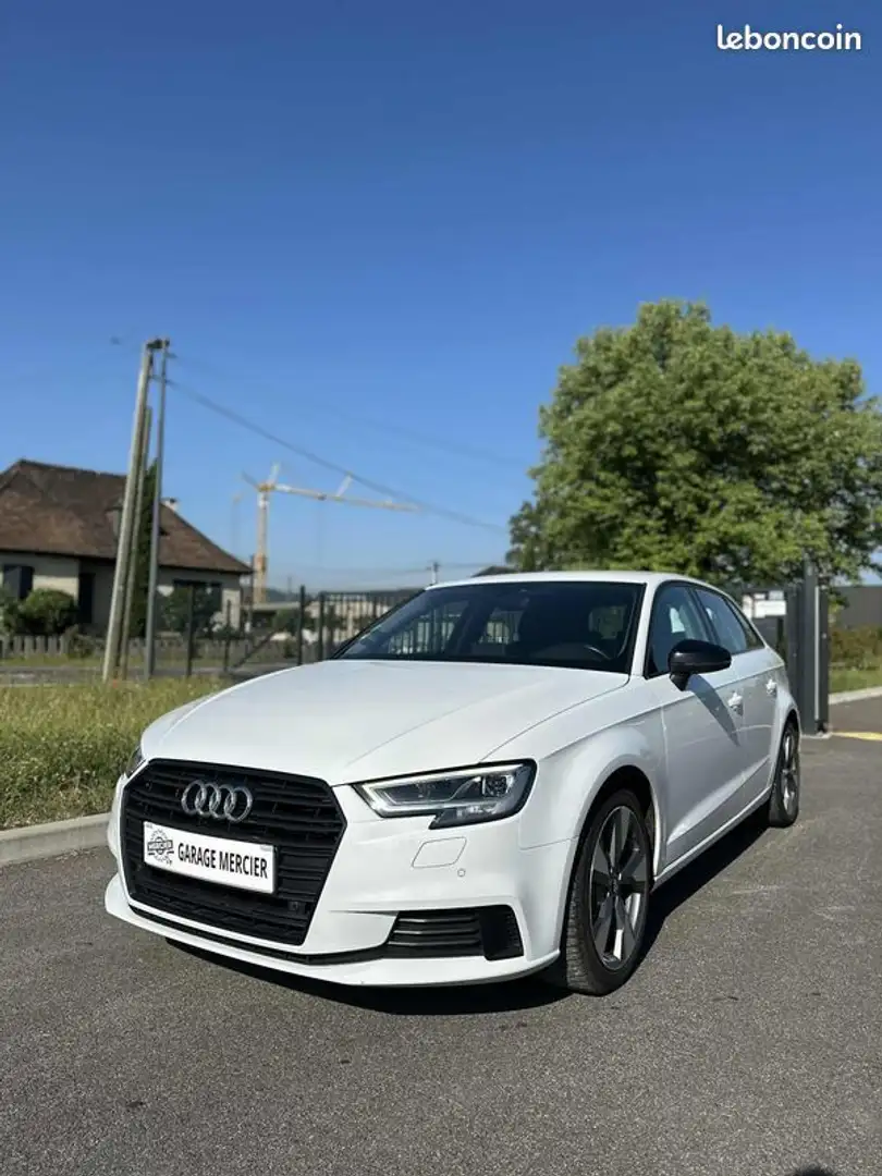 Audi A3 III Ph.2 2.0 TDI 150ch S-Tronic 7 Blanc - 1