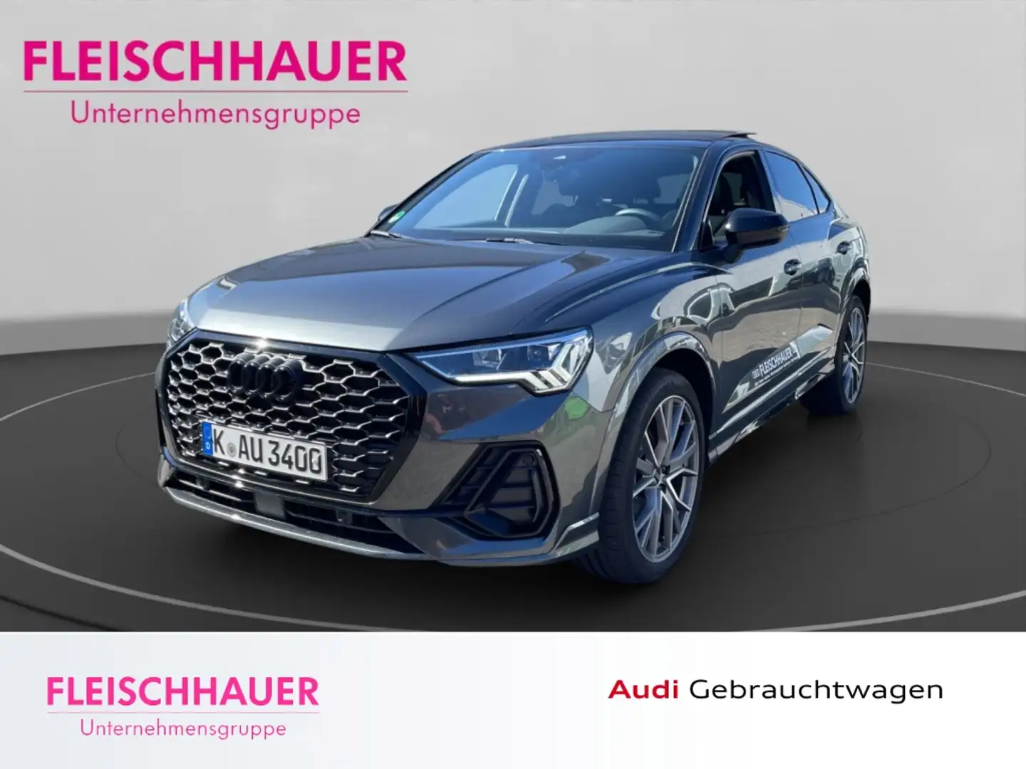 Audi Q3 Sportback 35 TFSI S-line ACC AHK CARPLAY PANO Grau - 1