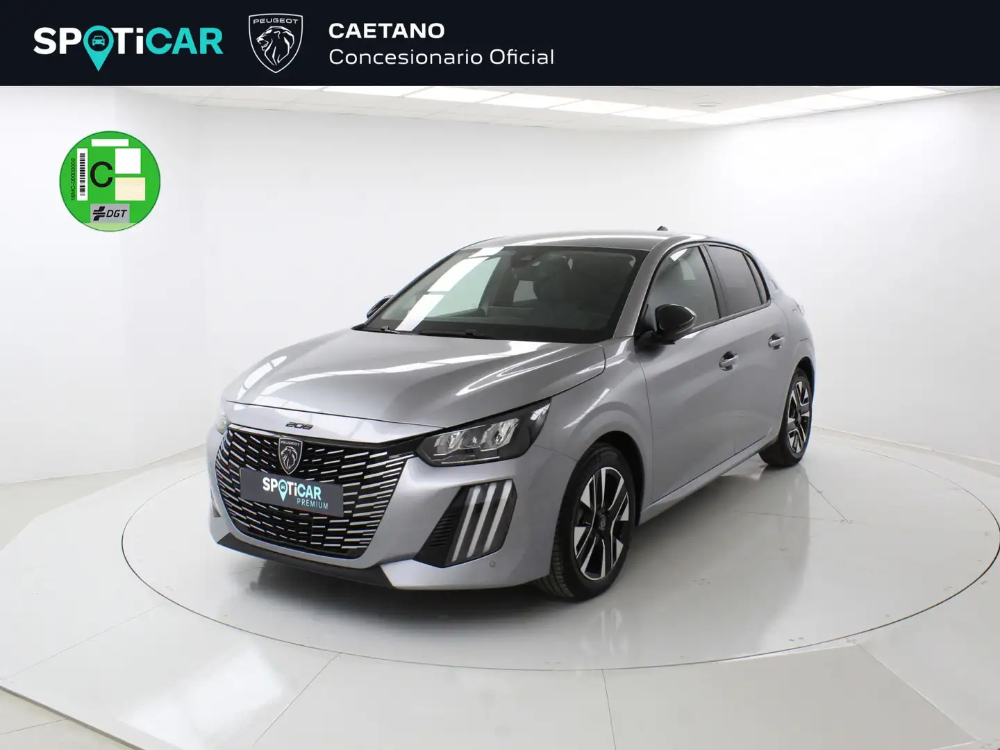 Peugeot 208 Allure Gasolina 100 S&S 6 Vel. MAN Gris - 1