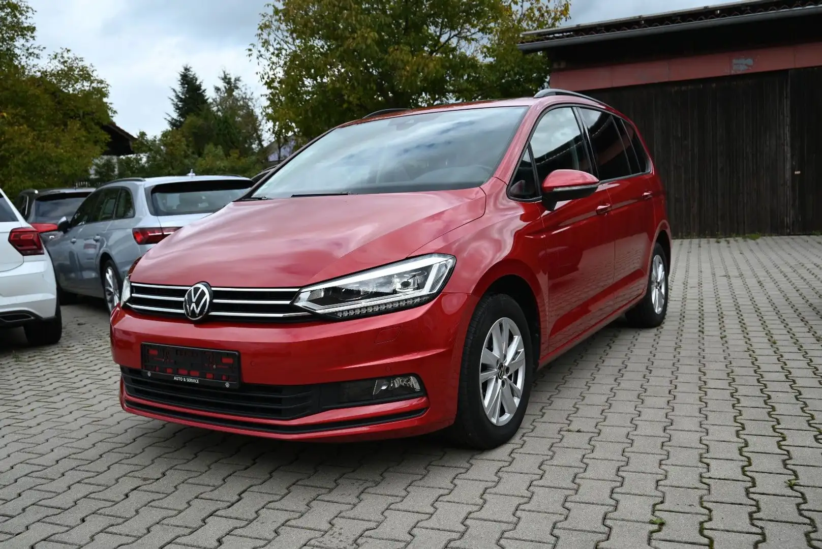 Volkswagen Touran Highline/VOLL/AHK/LED/Panorama Rot - 1