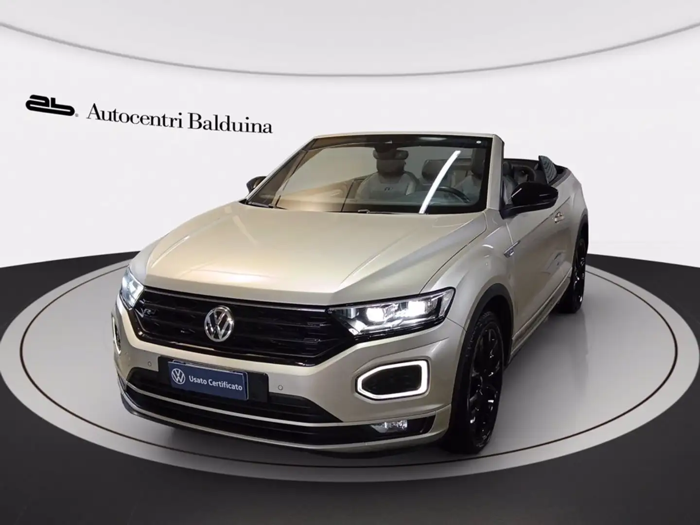 Volkswagen T-Roc cabriolet 1.5 tsi r-line dsg Gris - 1