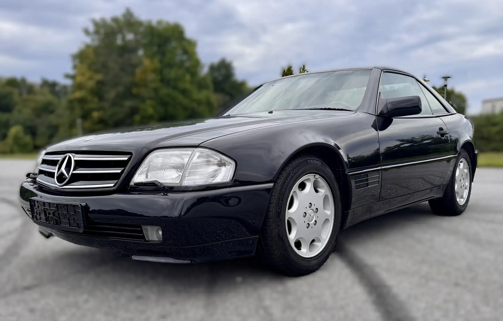Mercedes-Benz SL 500 W129, 2. Hd. Top gepflegt, H-Kennzeichen Hardtop Schwarz - 1