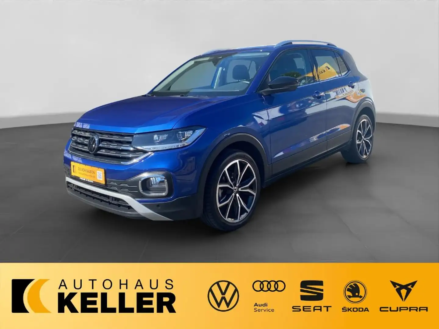 Volkswagen T-Cross Style 1.0 TSI DSG ACC/DAB+/Clima/LED/Navi/Kam/ Bleu - 2
