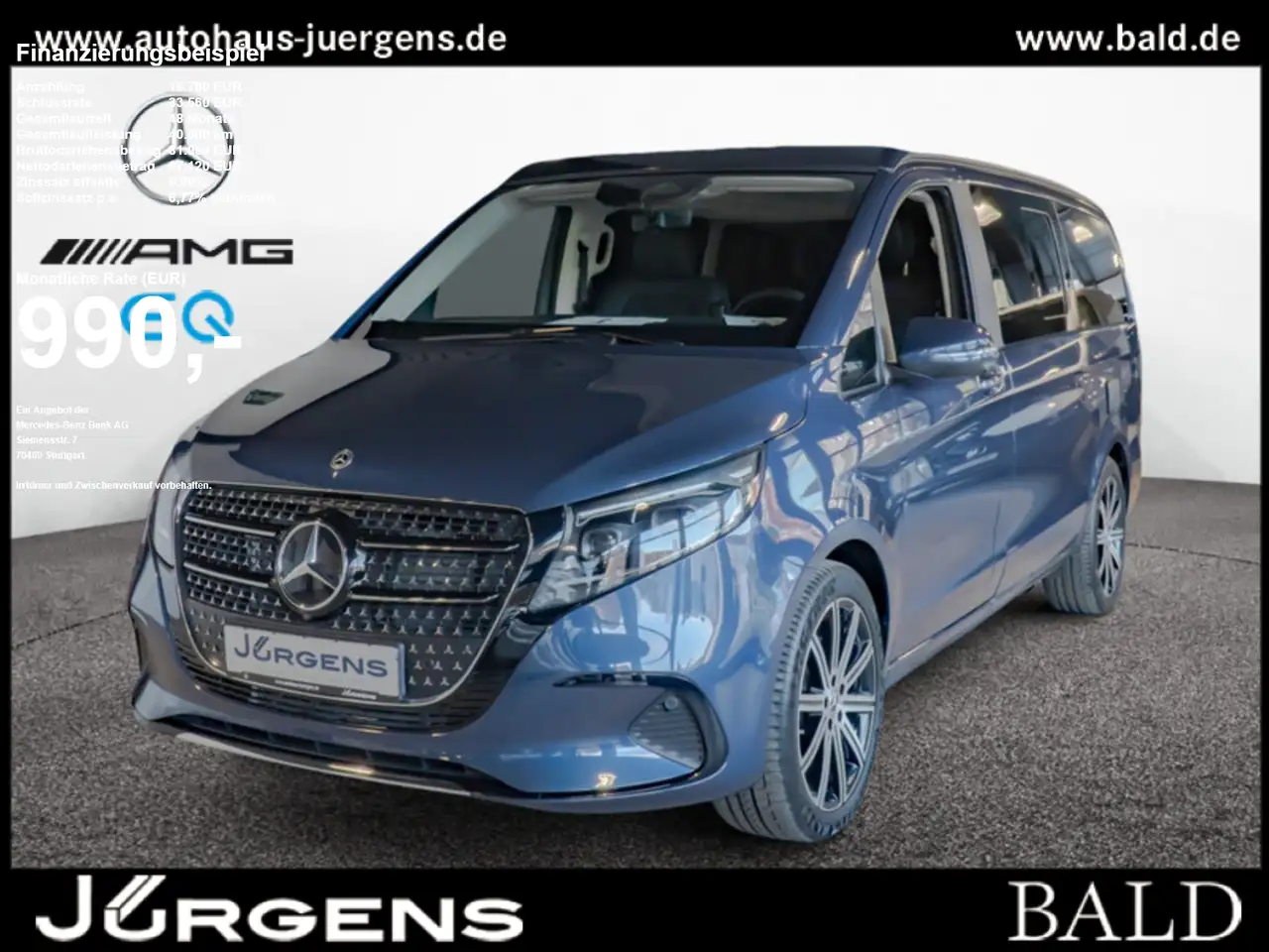 Mercedes-Benz V 300 Marco Polo Airmatic/Distr/360/Standh/MBeam — photo 1 of 15