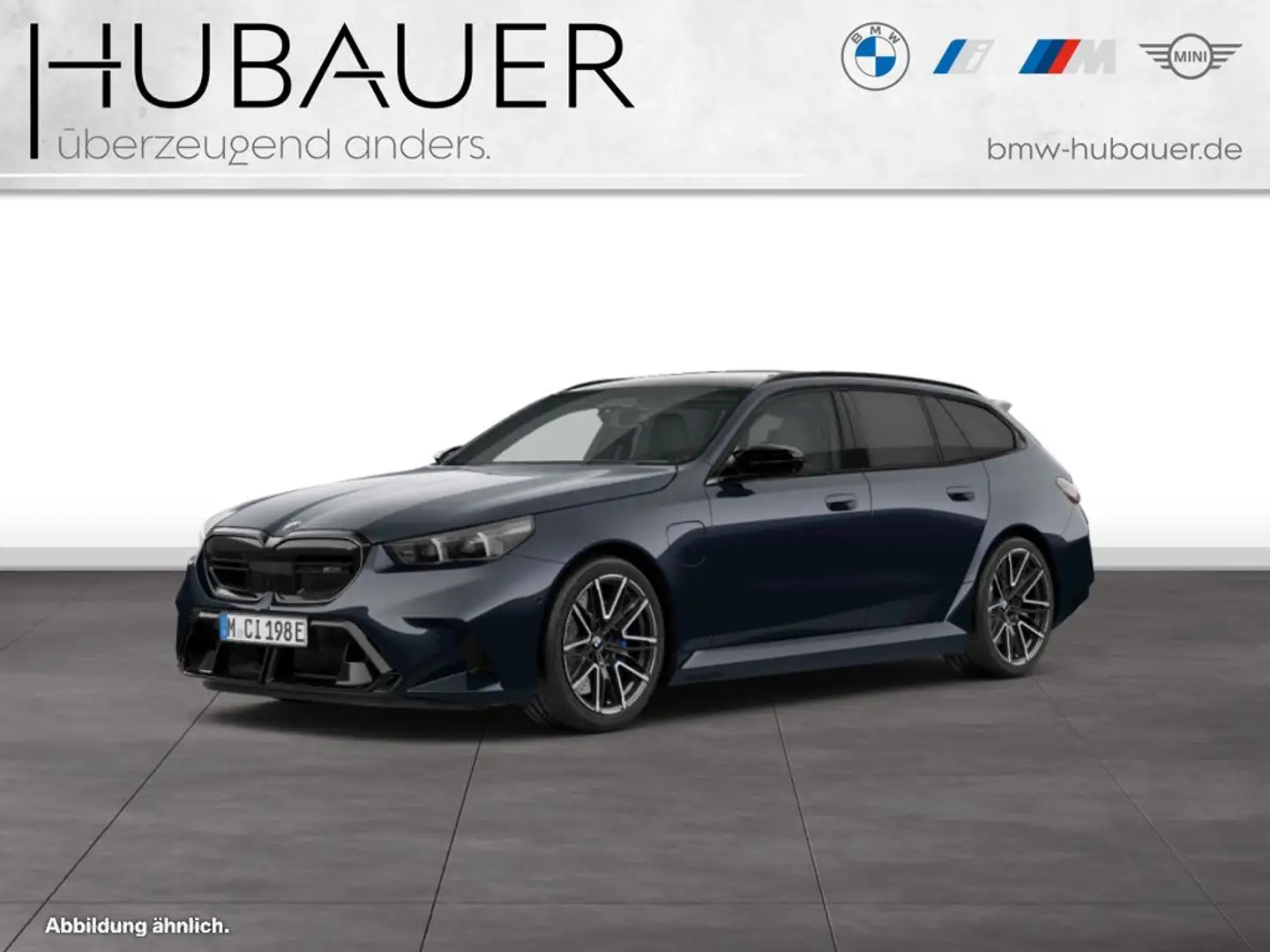 BMW M5 Touring [HUD, AHK, ACC, B&W Sound, RFK] DAB Schwarz - 1