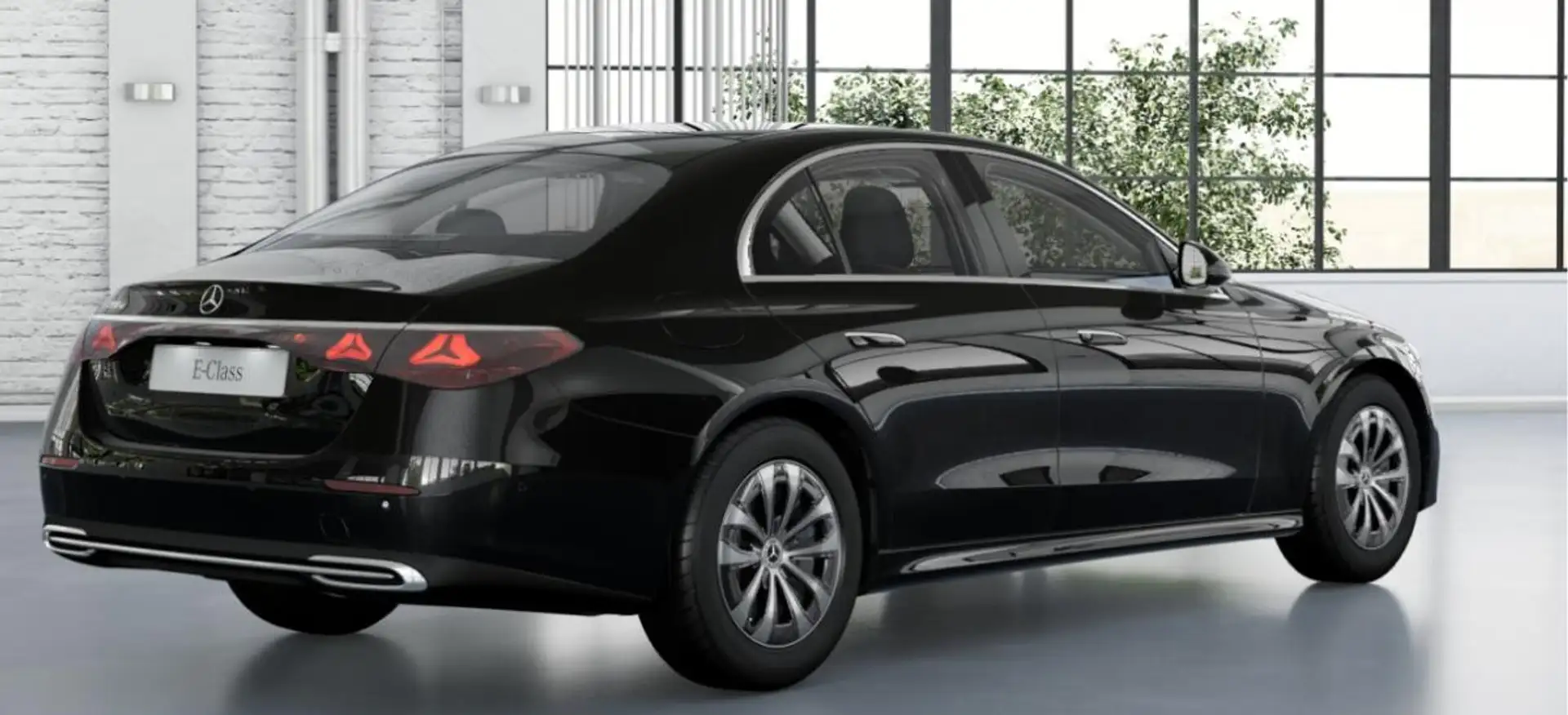 Mercedes-Benz E 200 d Limousine Schwarz - 2