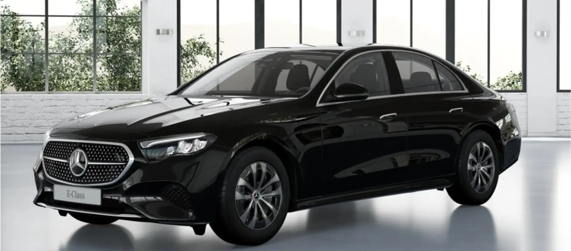 Mercedes-Benz E 200 d Limousine Schwarz - 1