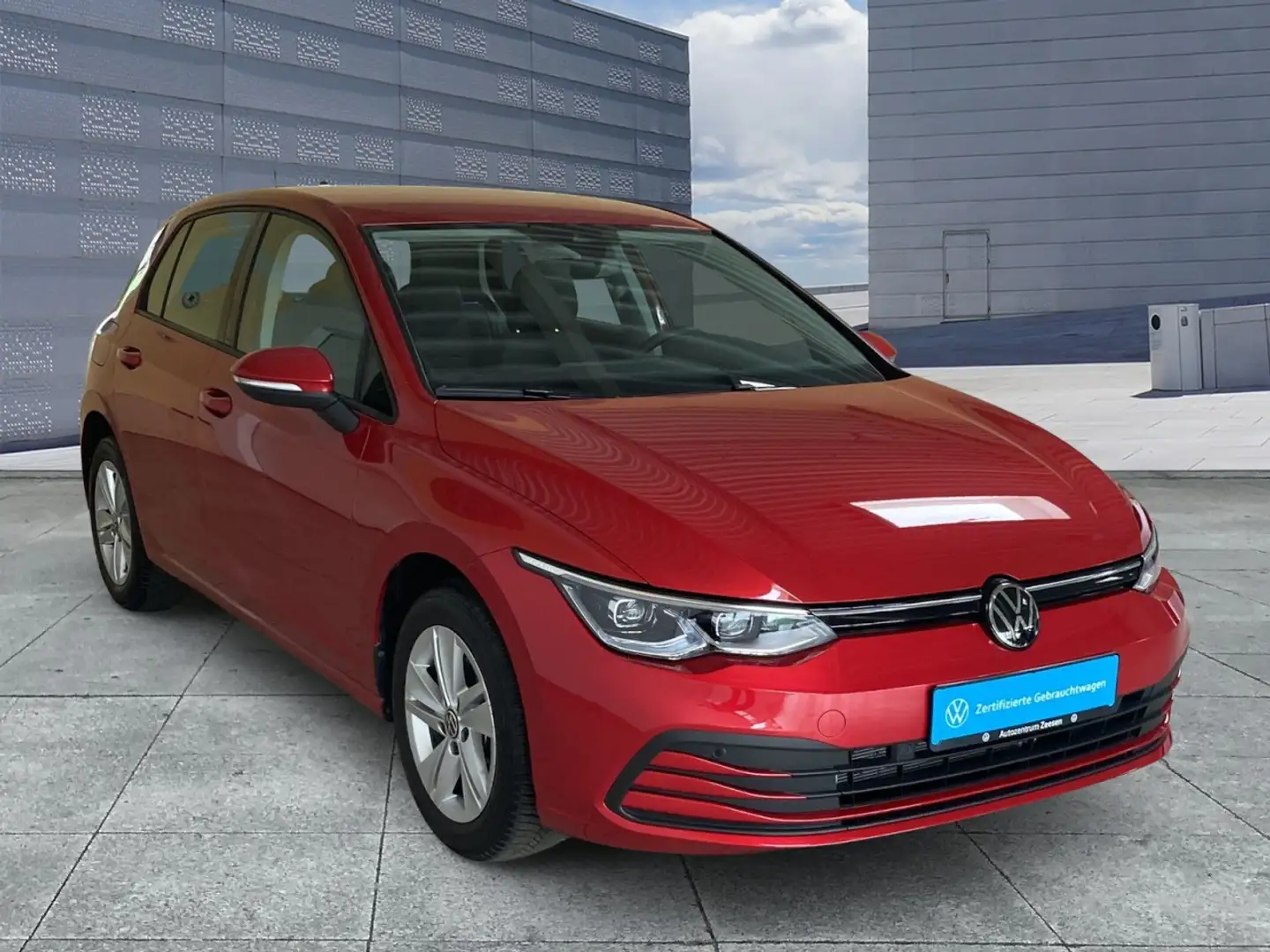 Volkswagen Golf VIII 1.0 TSI Life+SHZ+DAB+USB+EPH+LWS+MAL+ Klima Rouge - 2
