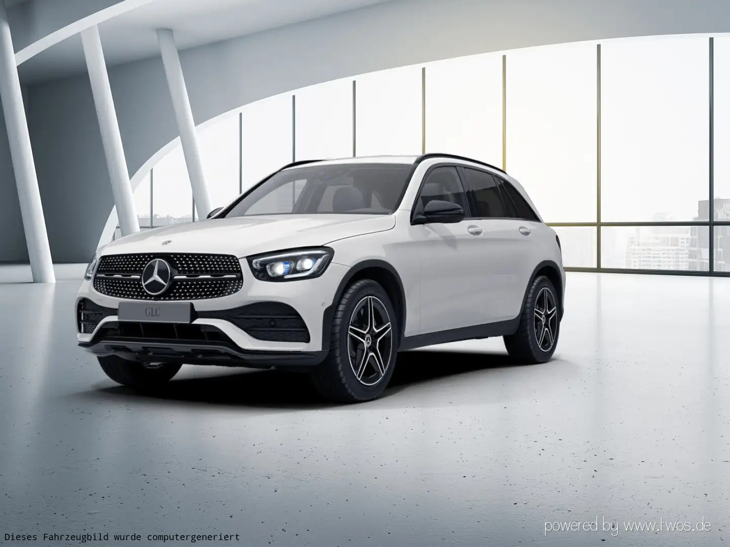 Mercedes-Benz GLC 220 GLC 220 d 4M AMG Nightp Multibeam RüKam AHK HUD Weiß - 2