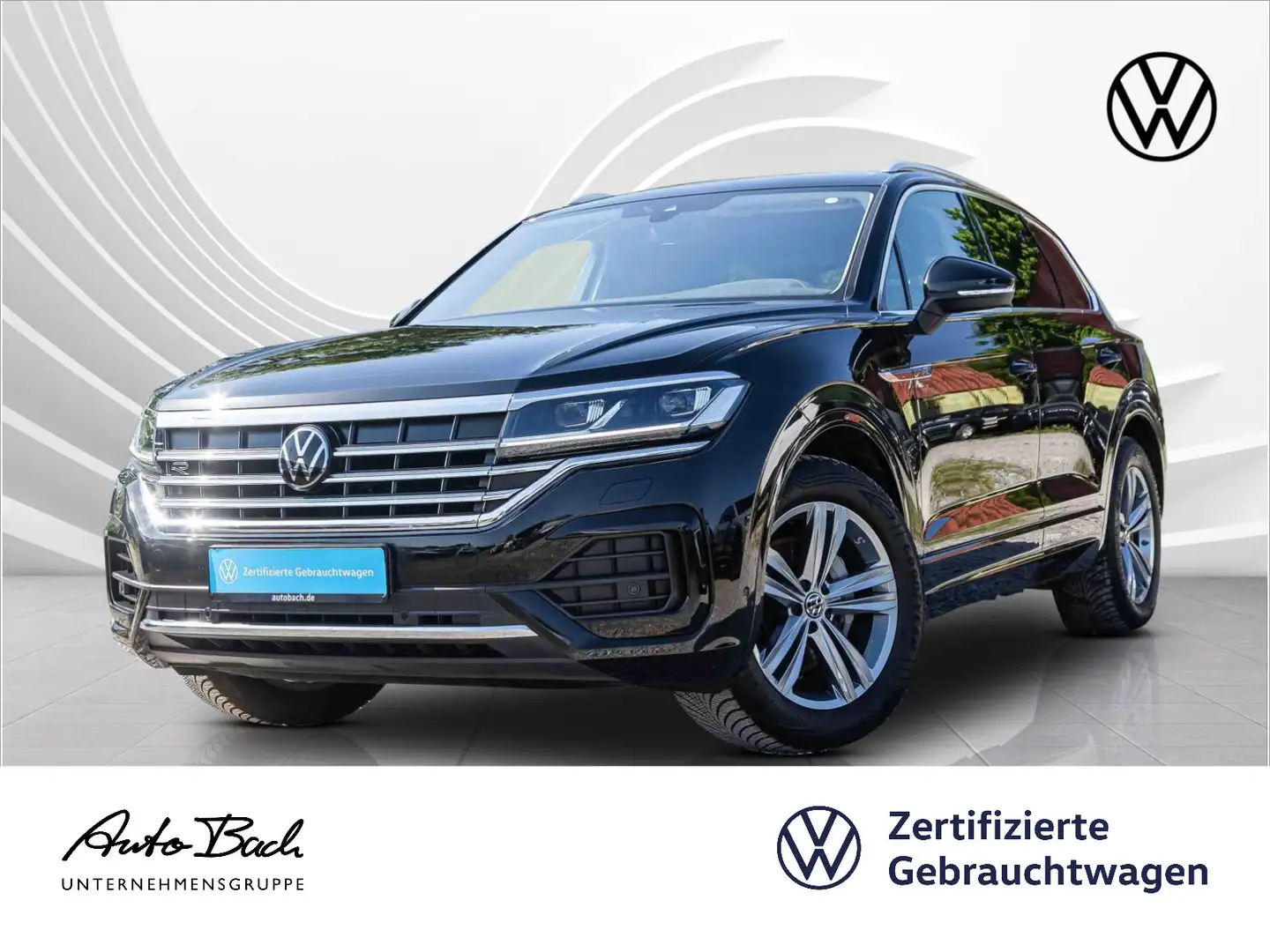 Volkswagen Touareg 3.0 V6 TDI Elegance R-Line, AHK, Navi, L Negru - 1