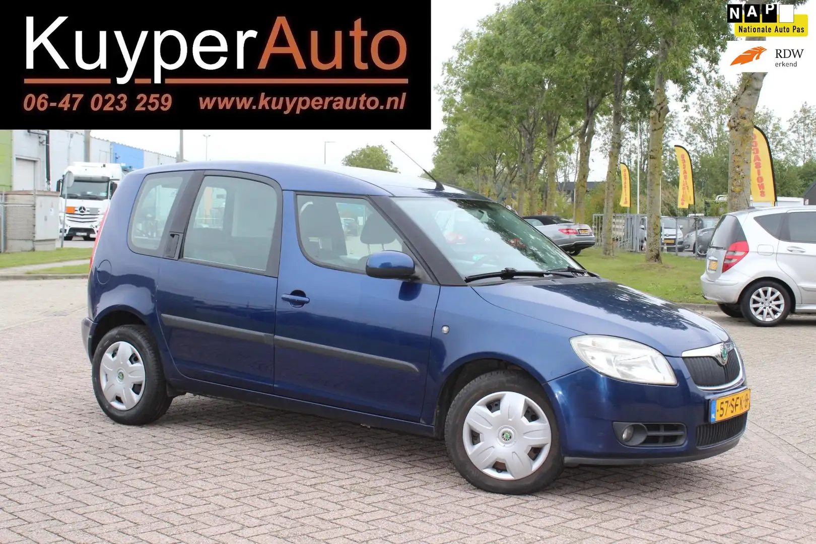 Skoda Roomster 1.2 AIRCO Blauw - 1