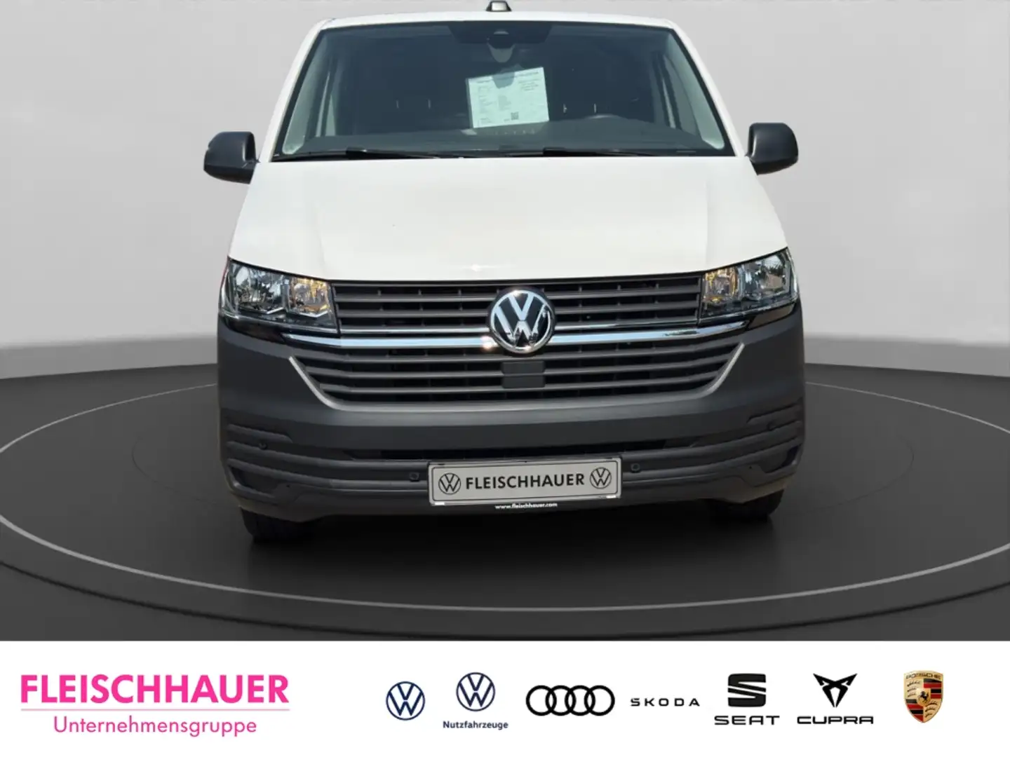 Volkswagen T6.1 Transporter Kasten FWD 2.0 TDI DAB SHZ Spurwechselassistent Sp Weiß - 2