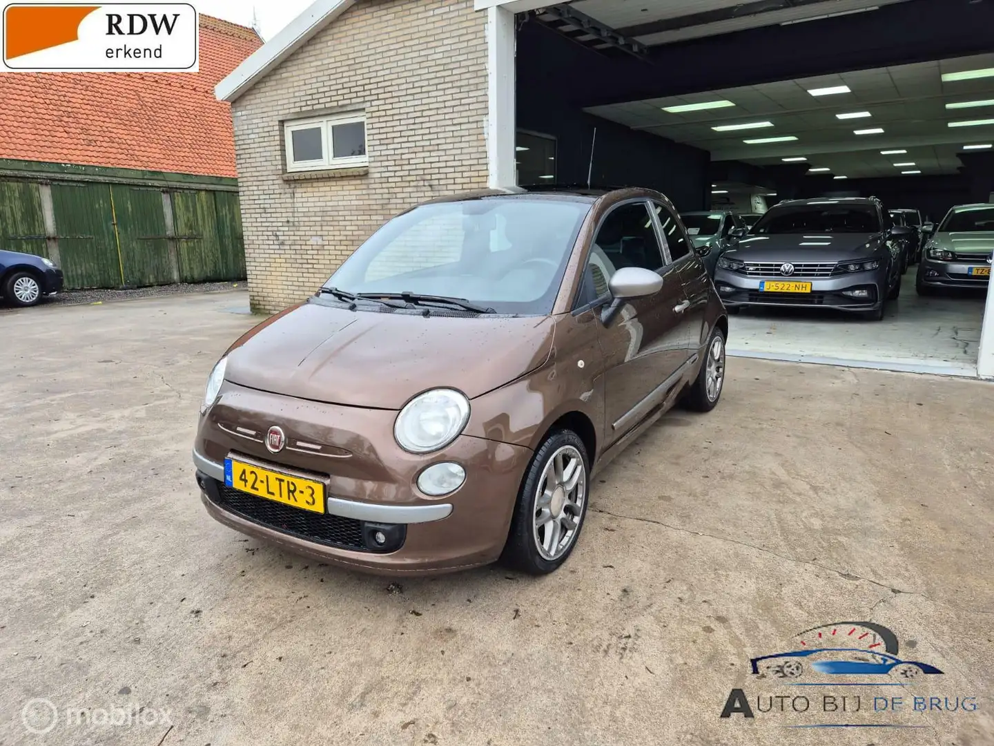 Fiat 500 1.4-16V byDiesel speciaal uitvoering Brown - 1