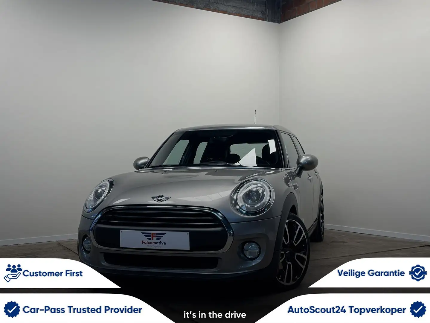 MINI One 1.5iA*AUT*5-DEURS*LED*PEPPER*CRUISE* Gris - 1