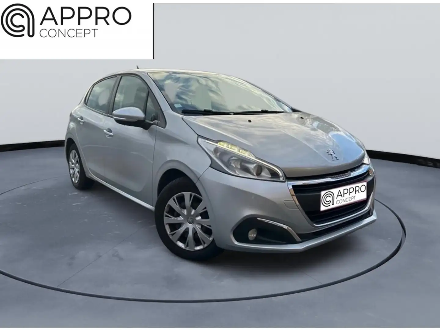 Peugeot 208 1.2i PureTech 12V - 82  BERLINE Active PHASE 2 Gris - 2