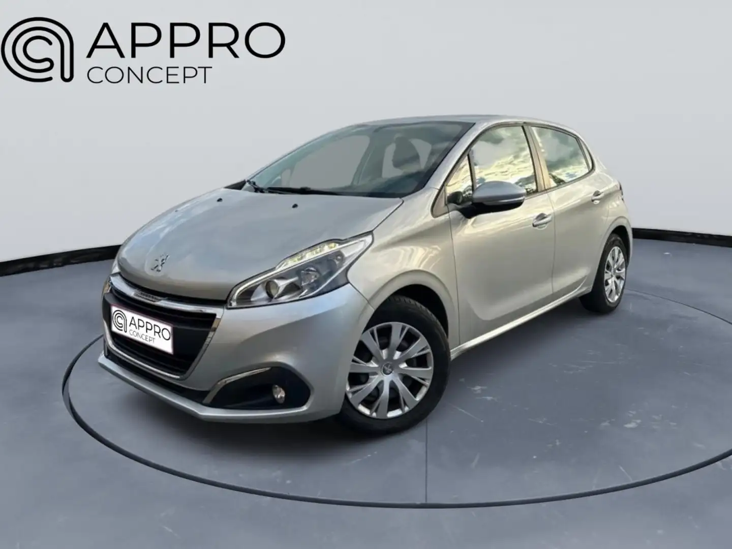 Peugeot 208 1.2i PureTech 12V - 82  BERLINE Active PHASE 2 Gris - 1