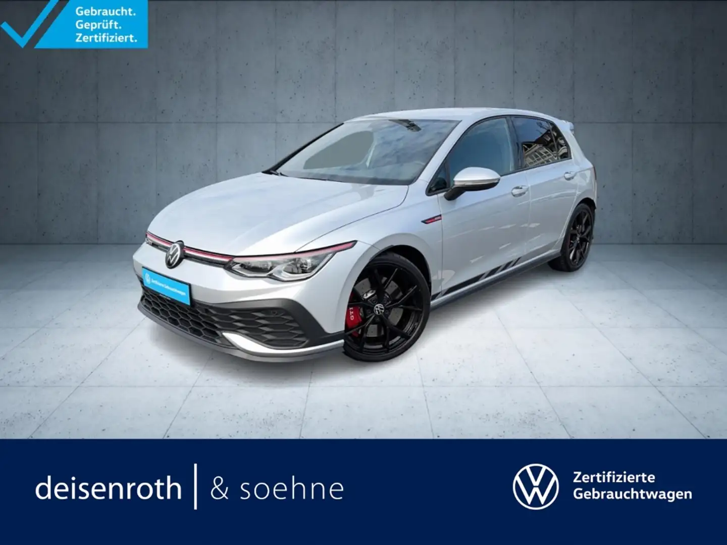 Volkswagen Golf GTI Clubsport Matrix/DCC/H&K/Nav/Nav/19''/ACC/EPH Argent - 1