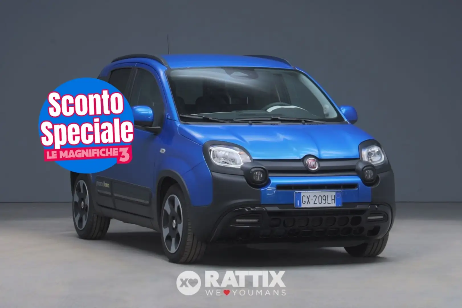 Fiat Panda Pandina 1.0 firefly hybrid 70CV Cross Blau - 1