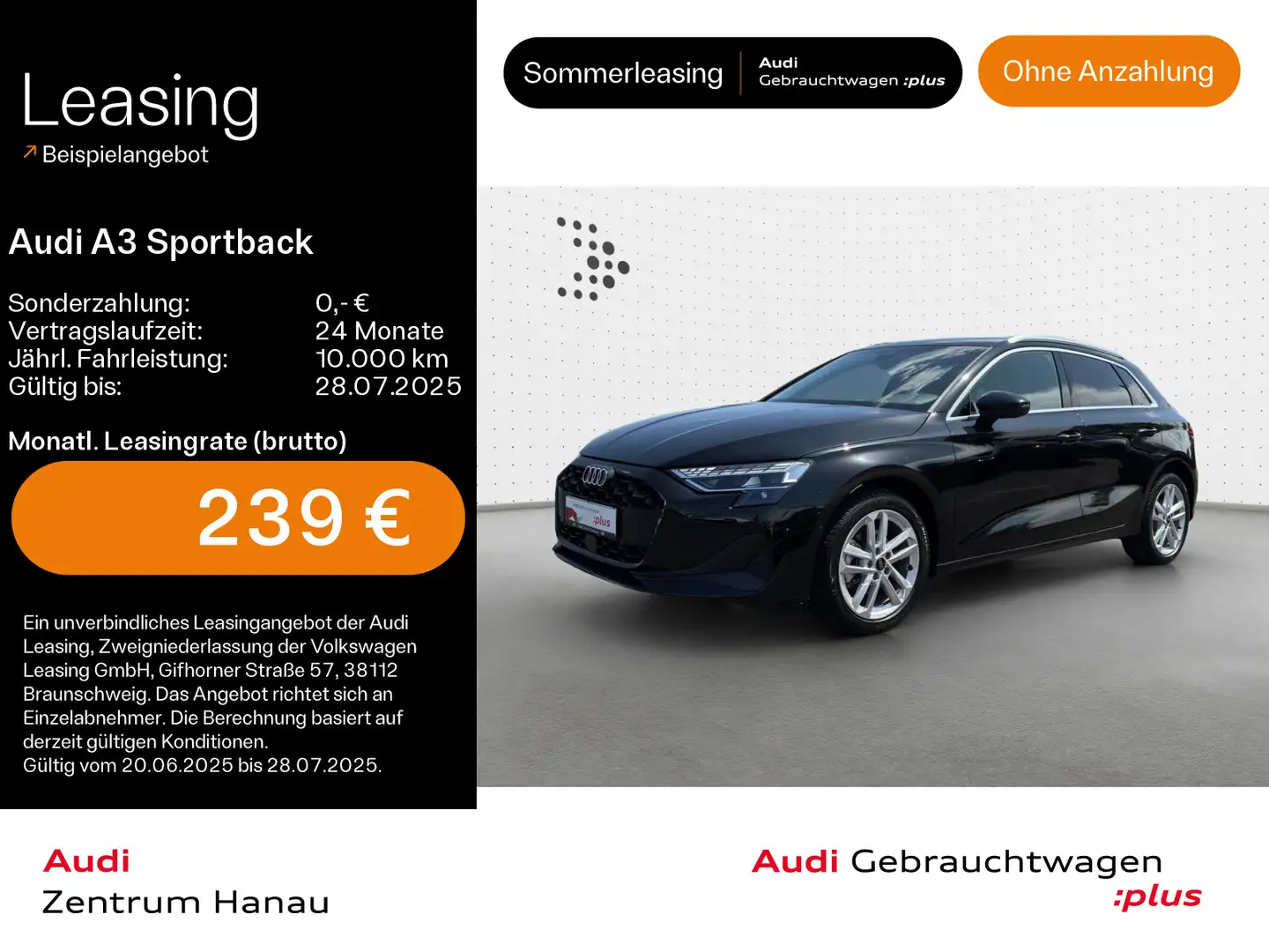 Audi A3 30 TFSI*NAVI-PLUS*KAMERA*VIRTUAL*LE Zwart - 1