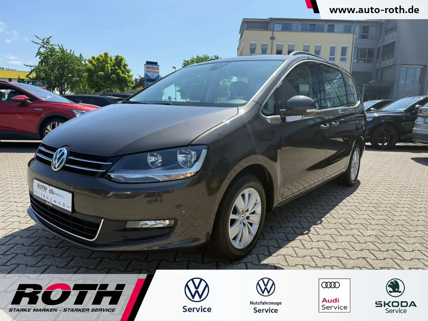 Volkswagen Sharan 1.4 DSG Comfortline *Navi*PDC*Alu*AHK* Brązowy - 1