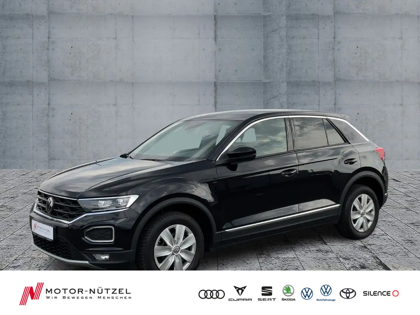 Volkswagen T-Roc 2.0 TDI DSG SPORT LED+NAV+SHZ+PDC+ACC+17" Schwarz - 1