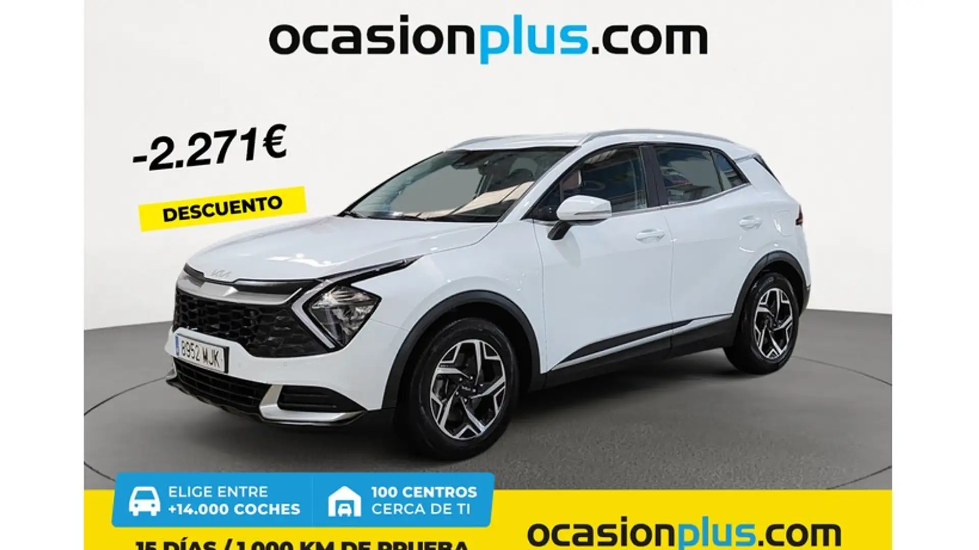 Kia Sportage 1.6 CRDi MHEV Business 4x2 136 Blanc - 1