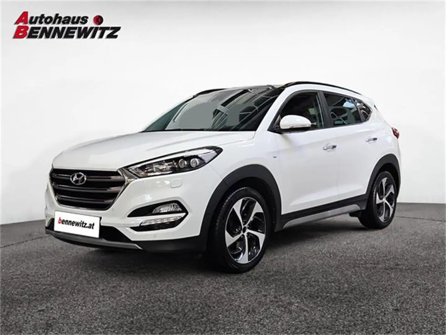 Hyundai TUCSON Tucson 1,6 T-GDI 4WD Platin DCT Blanc - 1