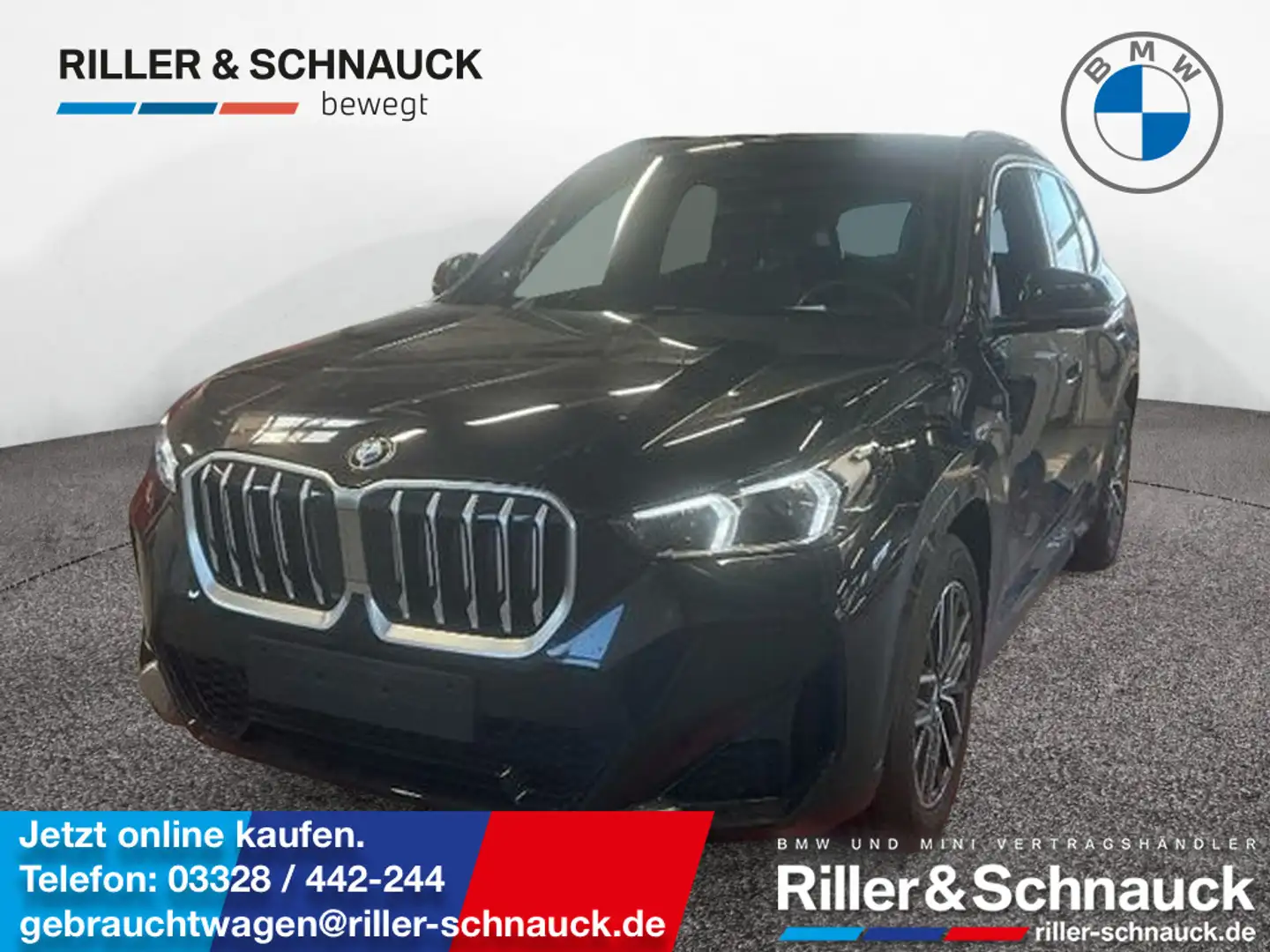 BMW X1 sDrive 18i M Sport LED+NAVI+KAM+SHZG Schwarz - 1