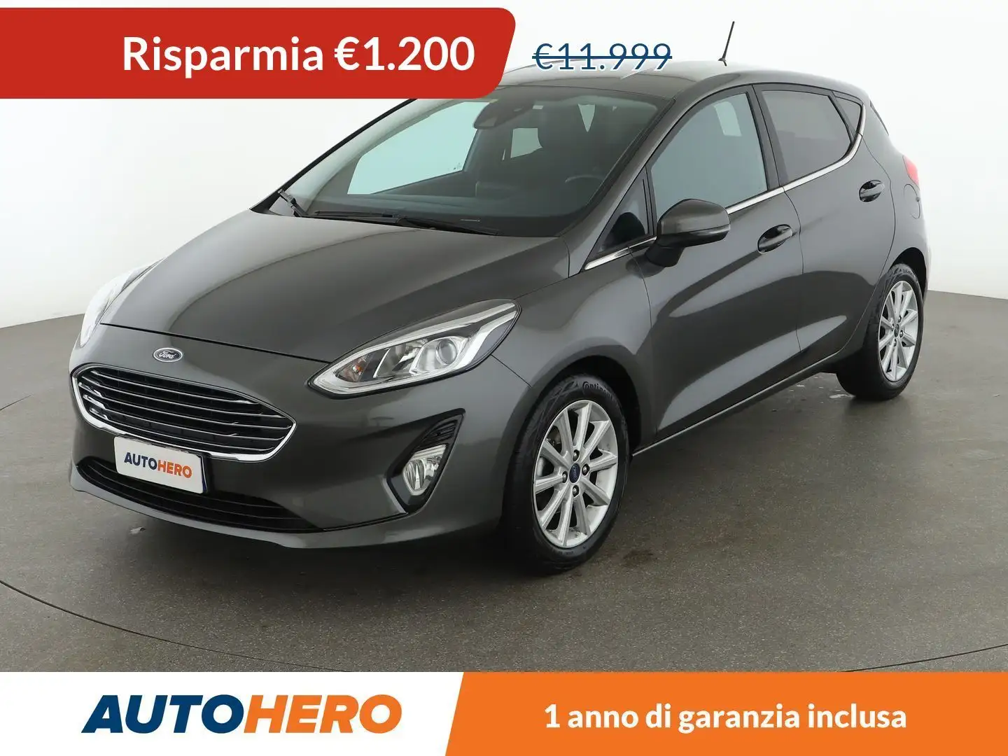 Ford Fiesta 1.5 TDCi Titanium Grigio - 1