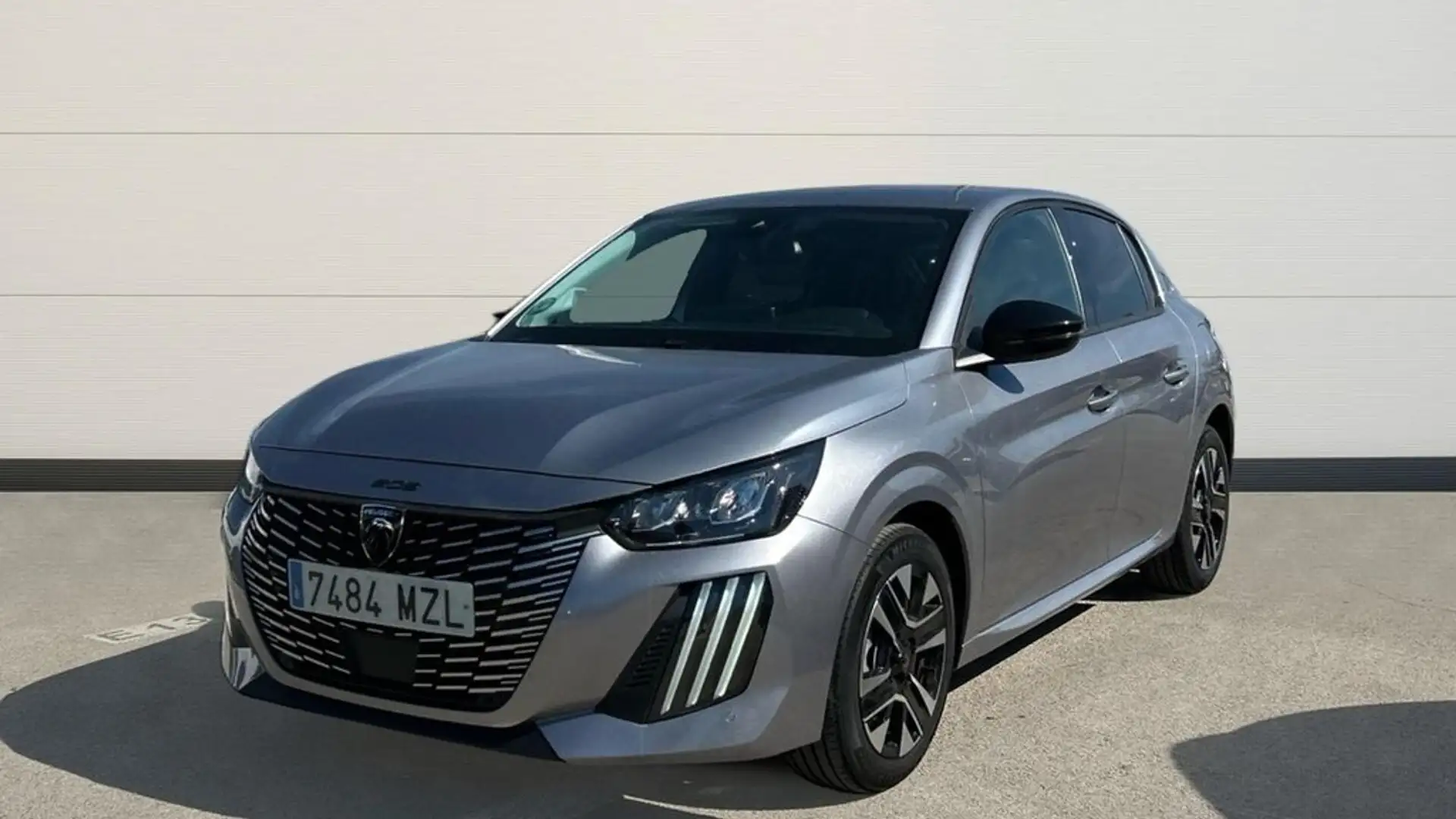 Peugeot 208 1.2 Puretech S&S Allure 100 Gris - 2