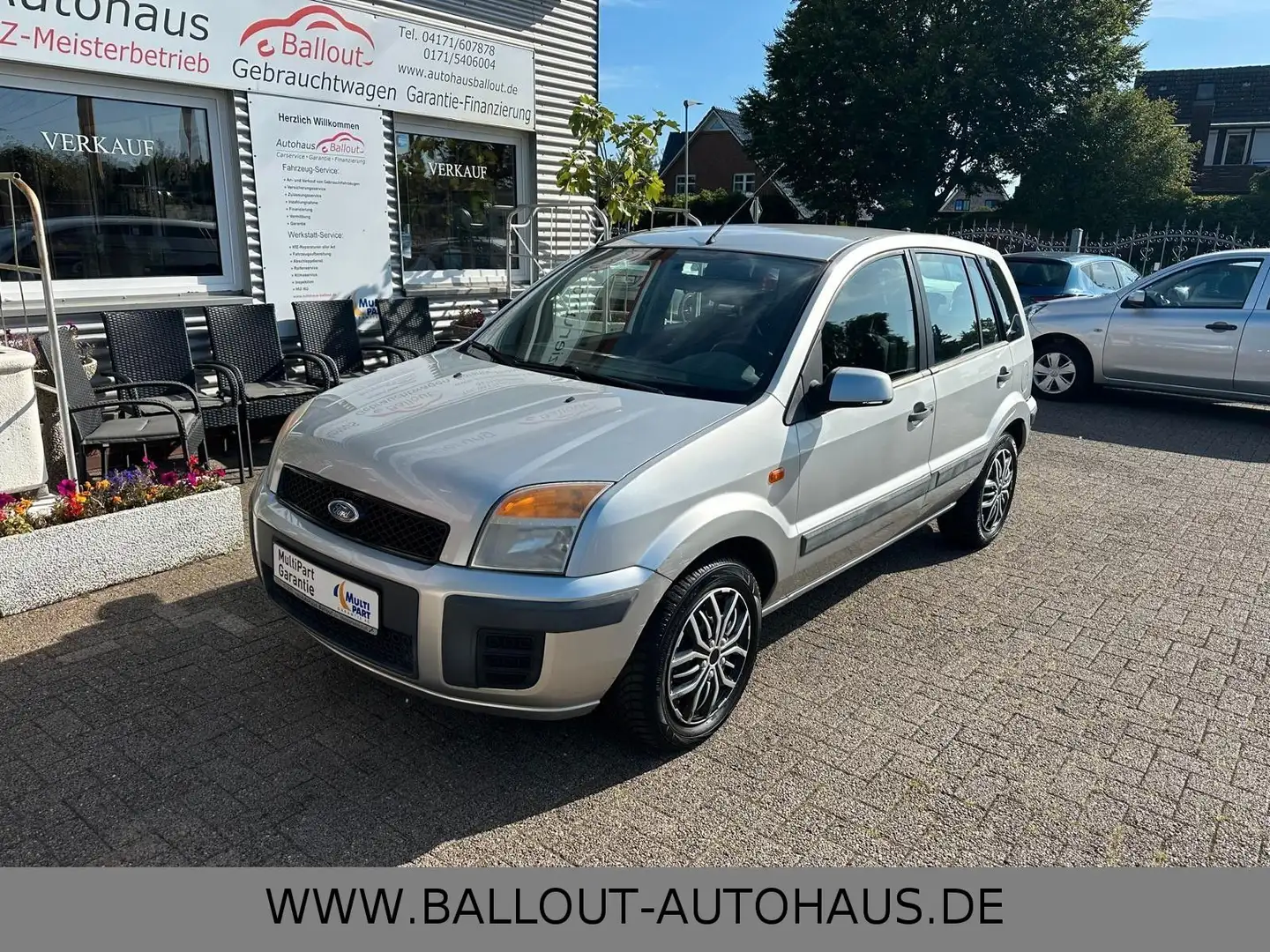 Ford Fusion Fun*2.HAND*KLIMA*AHK*TÜV/AU NEU* Argent - 2