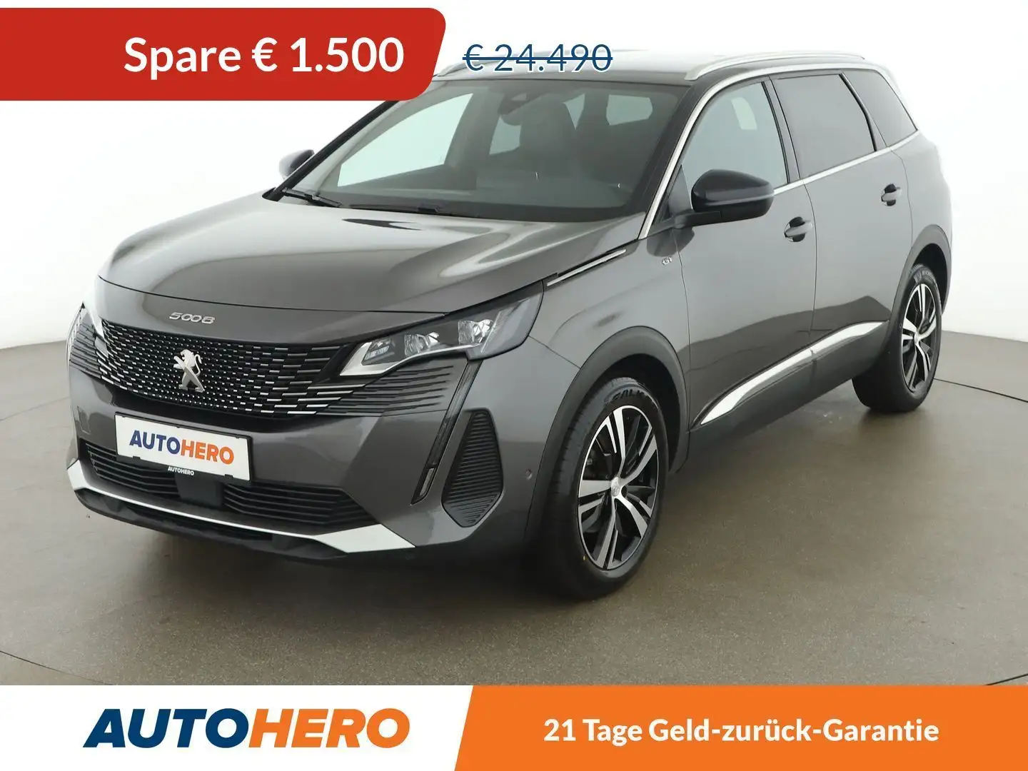 Peugeot 5008 1.5 Blue-HDi GT Grau - 1