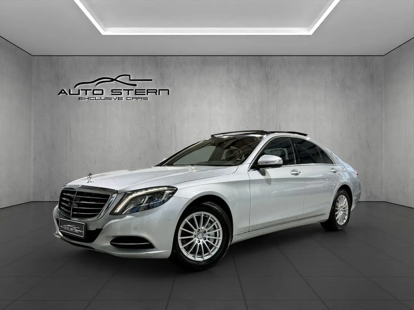 Mercedes-Benz S 400 Hybrid 7G DISTRONIC-PLUS PANO LED "VOLL" Argent - 1