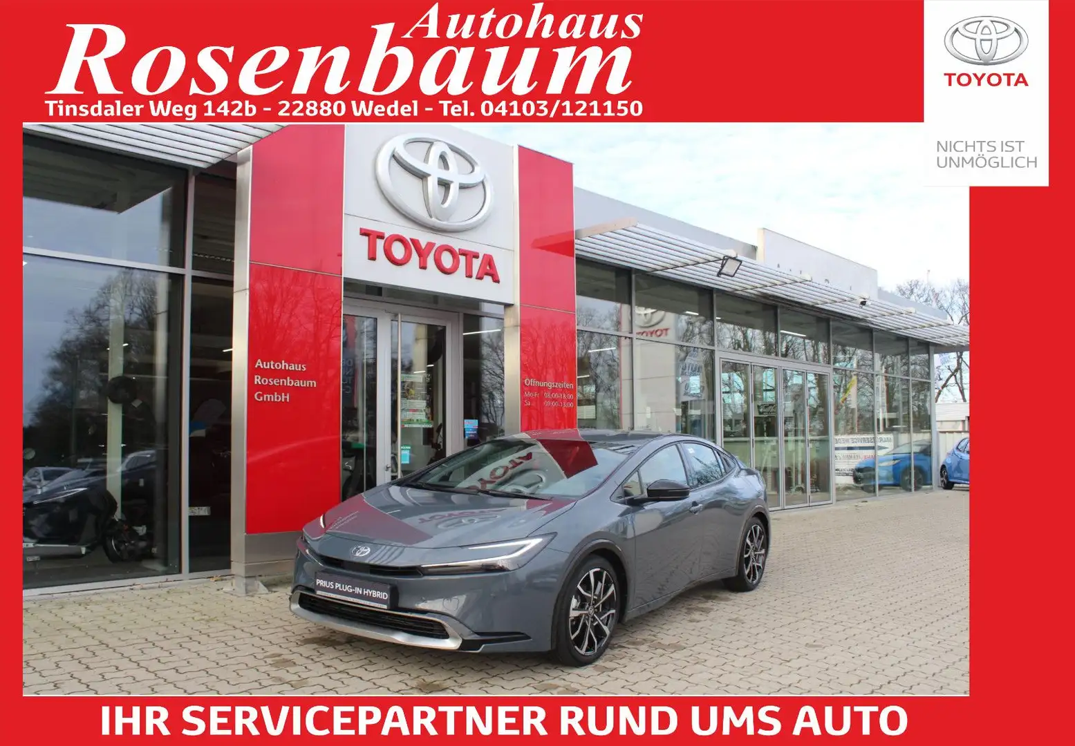 Toyota Prius Plug-in Hybrid Executive/LED/PDC/NAVI/SHZ Gris - 1