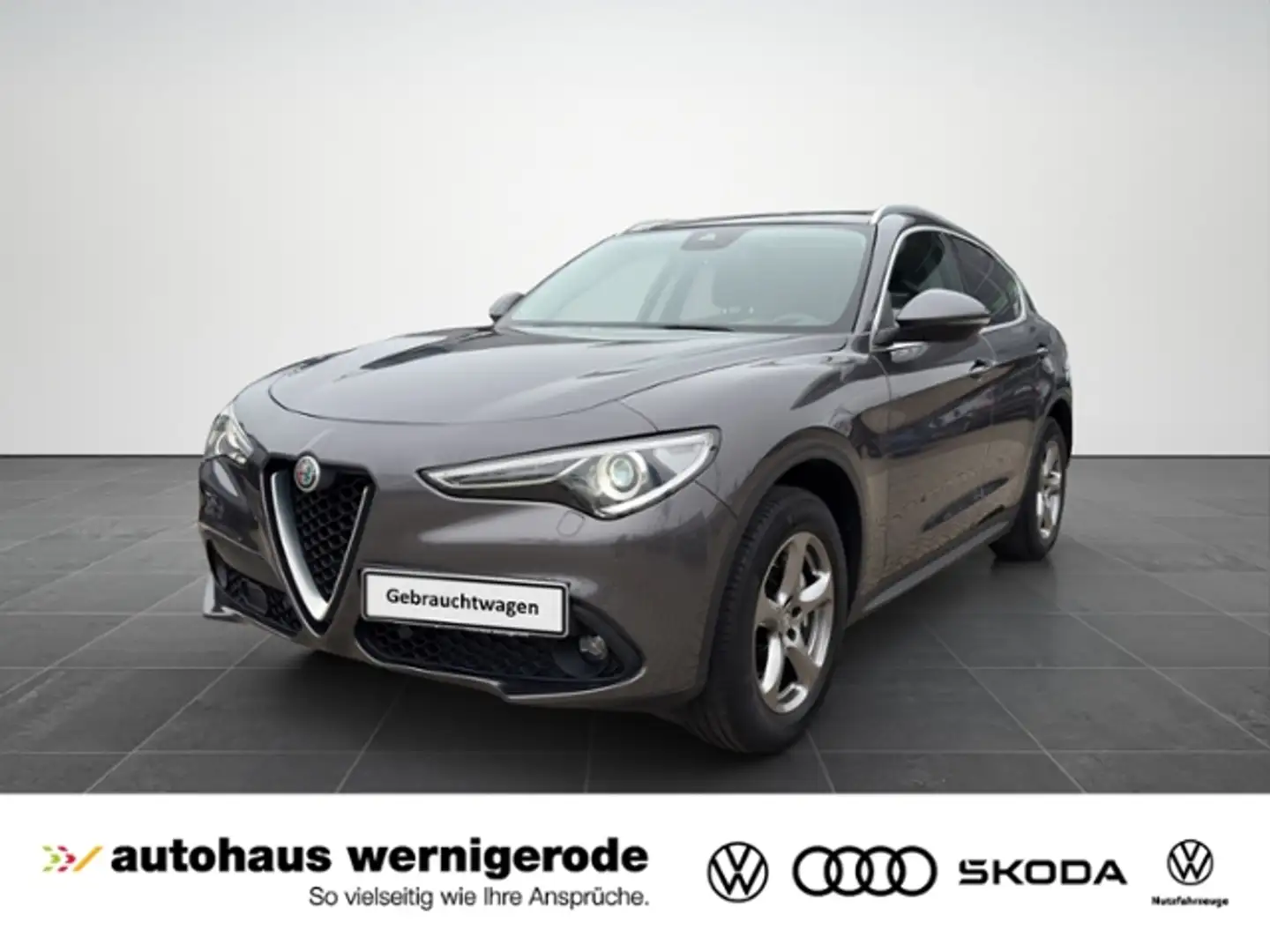 Alfa Romeo Stelvio Super Q4 2.2 JTDM Automatik *ACC*Bi-Xenon* Grau - 1