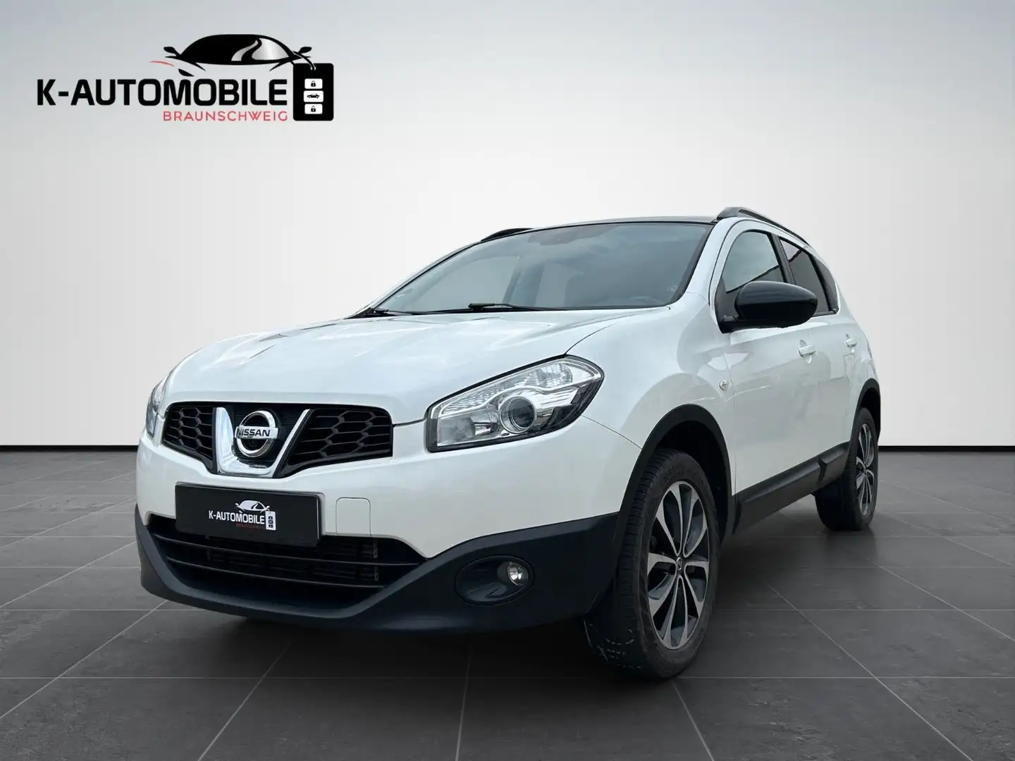 Nissan Qashqai 1.6 dCi DPF 360° Kamera Panorama Dach Weiß - 1