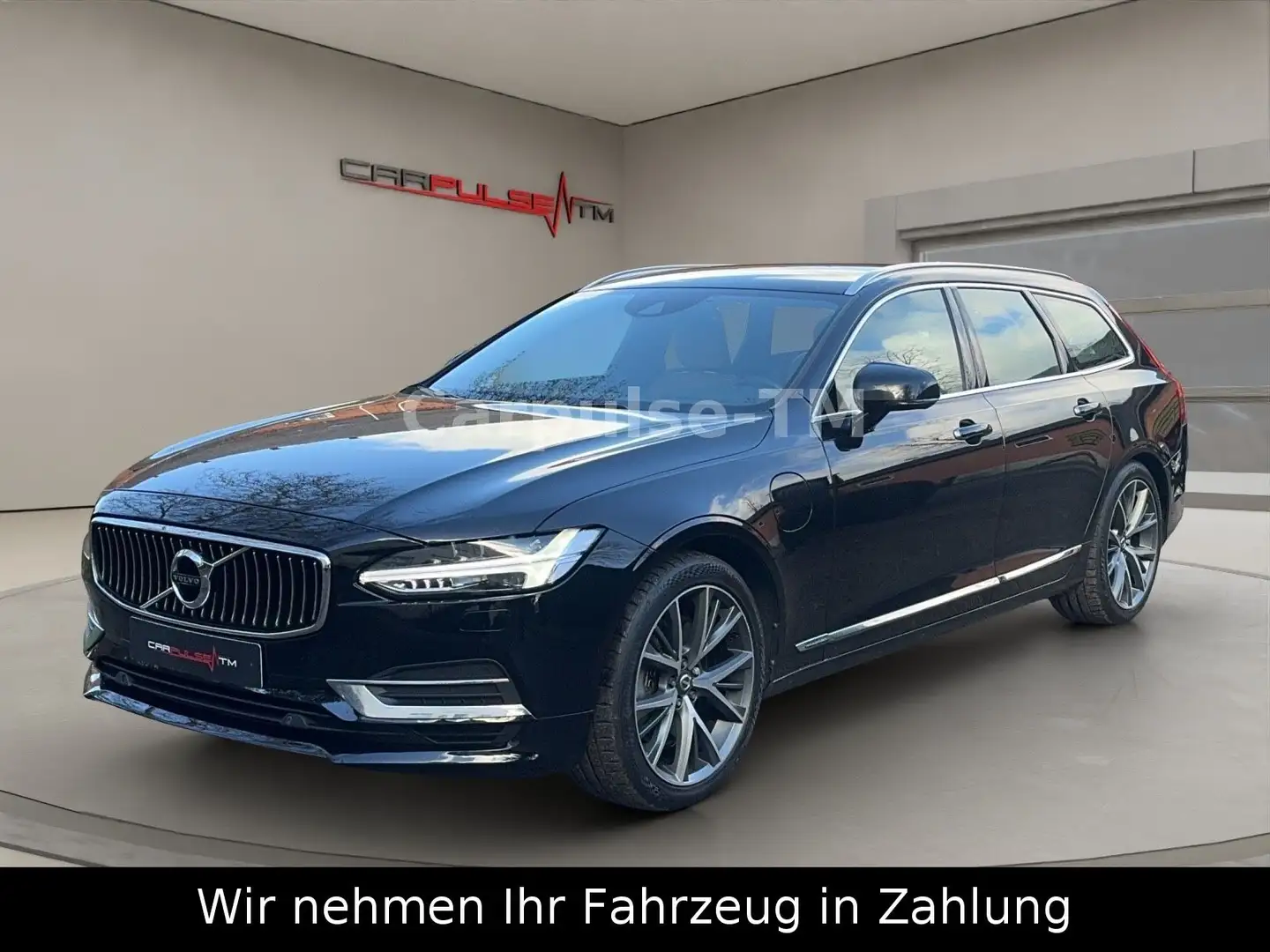 Volvo V90 T8  Kombi Inscription Plug-In Hybrid AWD-AHK Schwarz - 1