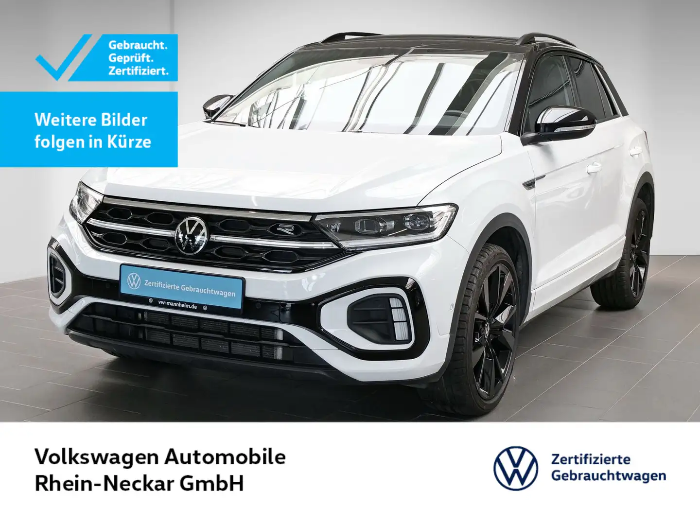 Volkswagen T-Roc 1.5 TSI R-Line DSG Navi Kamera LED uvm Weiß - 1