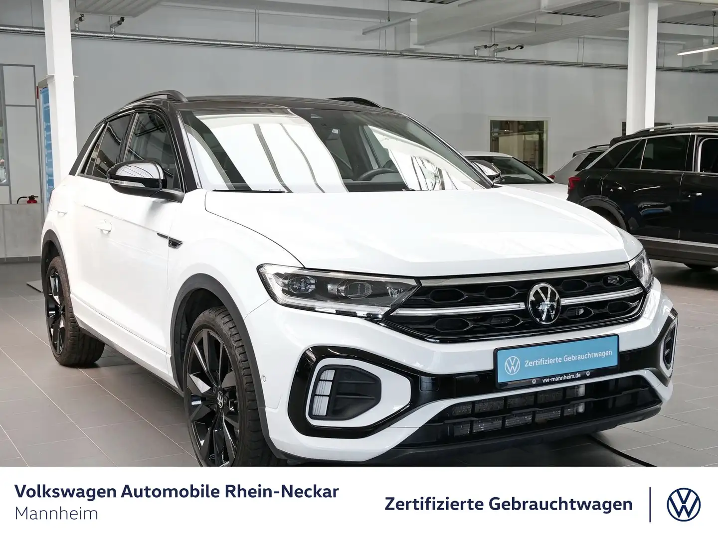 Volkswagen T-Roc 1.5 TSI R-Line DSG Navi Kamera LED uvm Weiß - 2
