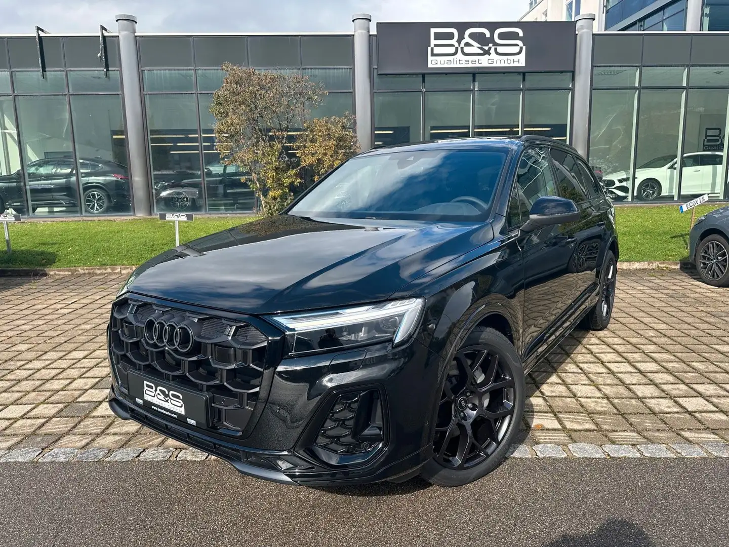 Audi Q7 50TDI S line ,FACEL,ACC,PANO,B&O,MATR,LUFTFED Nero - 2