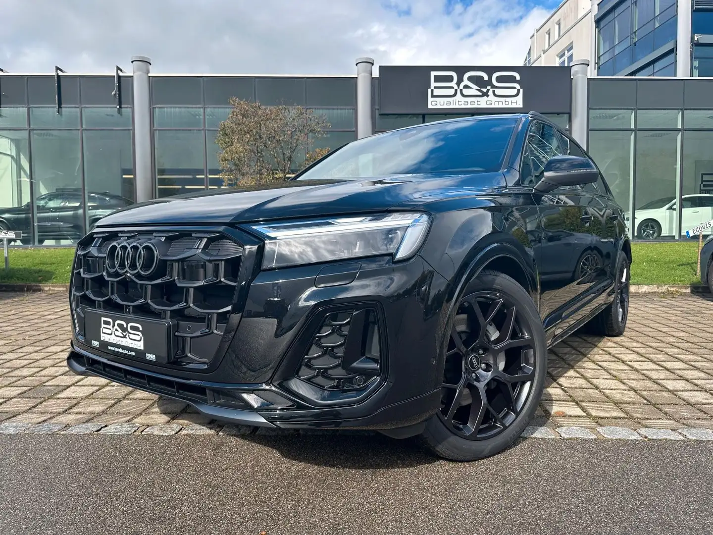 Audi Q7 50TDI S line ,FACEL,ACC,PANO,B&O,MATR,LUFTFED Nero - 1