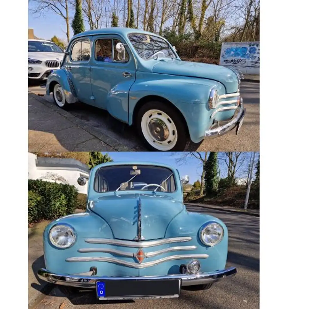 Renault 4 CV Oldtimer  Tüv neu / erst 78 TKM / TOP Schwarz - 1