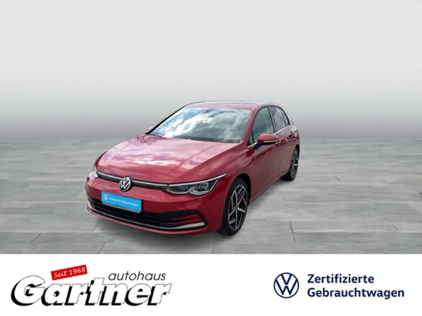 Volkswagen Golf VIII STYLE 1.4 TSI eHYBRID DSG HEAD UP MATIRX NAV Rood - 1