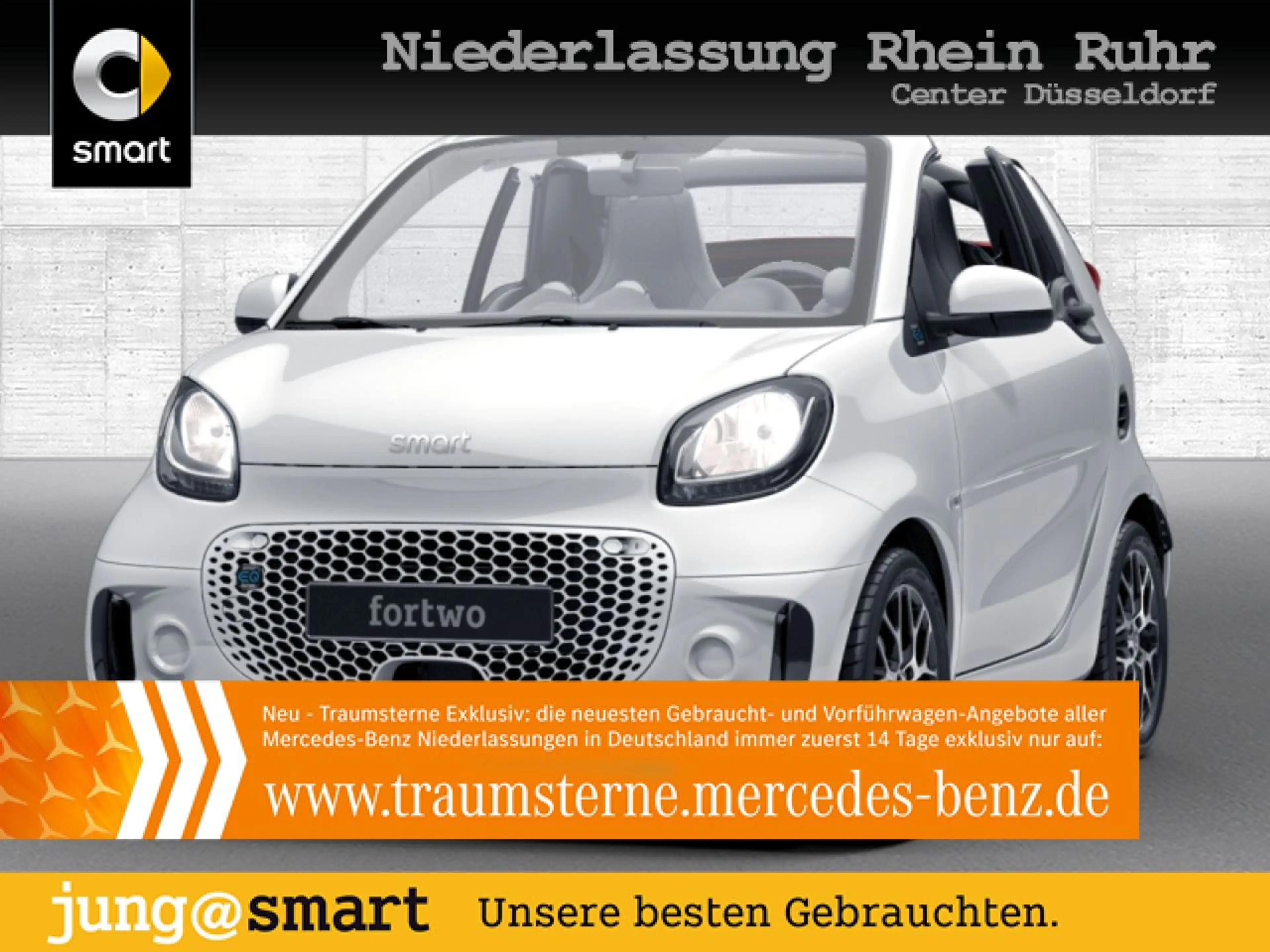 smart forTwo cabrio 60kWed prime cool&Audio SHZ Tempom