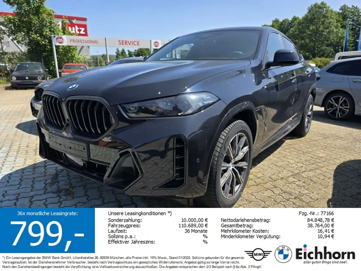 BMW X6 xDrive30d M Sport Schwarz - 1