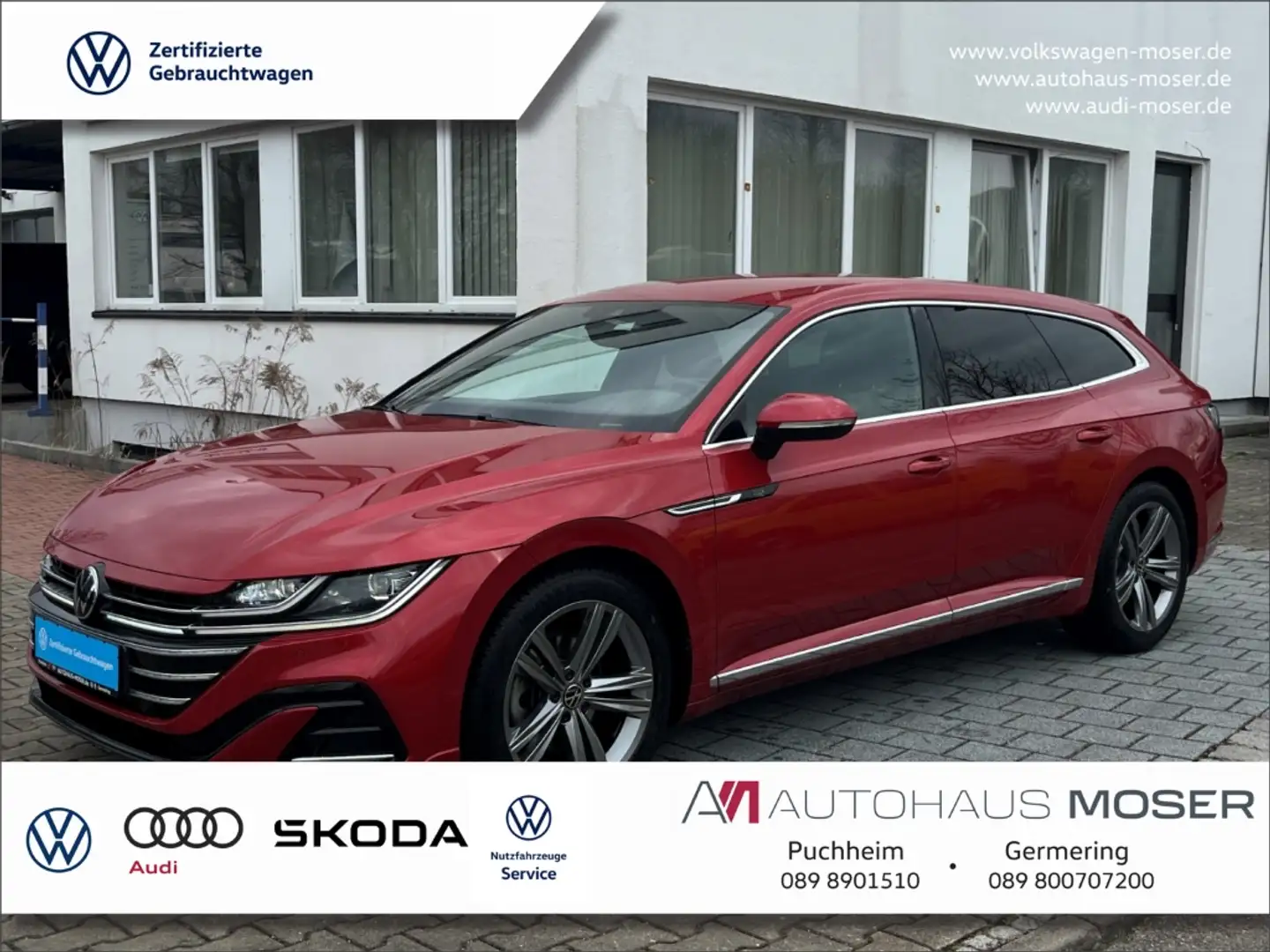 Volkswagen Arteon Shooting Brake R-Line 2.0TSI DSG -AHK*NAVI*IQ.LIGH Rot - 1