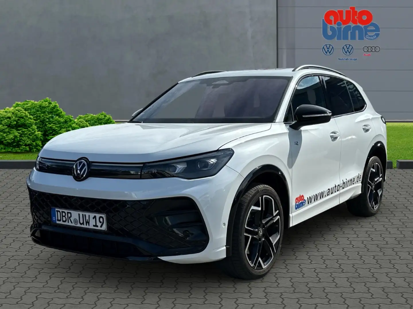 Volkswagen Tiguan 2.0 TDI R-Line 4Motion Allrad HUD AD StandHZG AHK- Weiß - 1